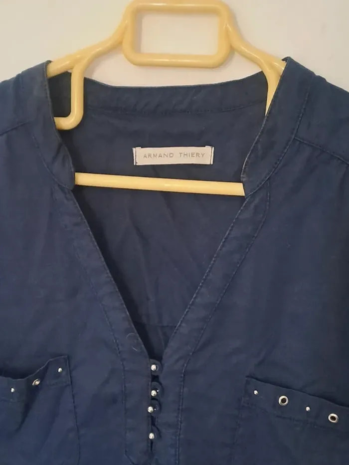 Robe bleu marine Armand Thierry - photo numéro 7