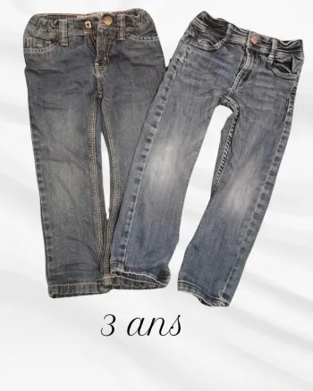 Lot de 2 jeans okaidi orchestra 3 ans