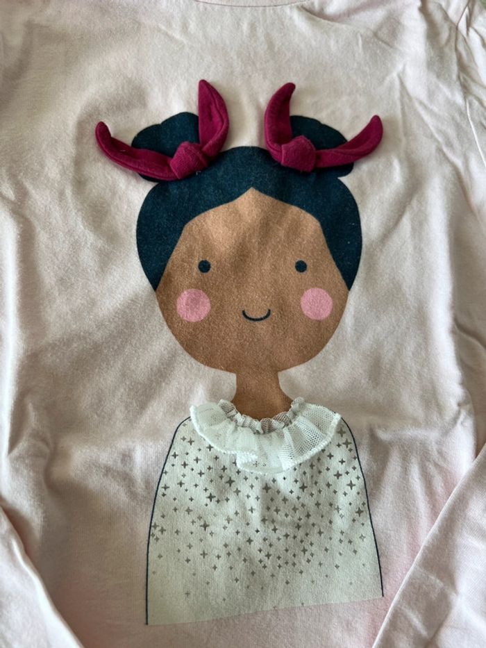 Sous pull t-shirt okaidi 10 ans - photo numéro 2