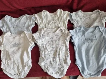 Lot de 6 bodies 9 mois
