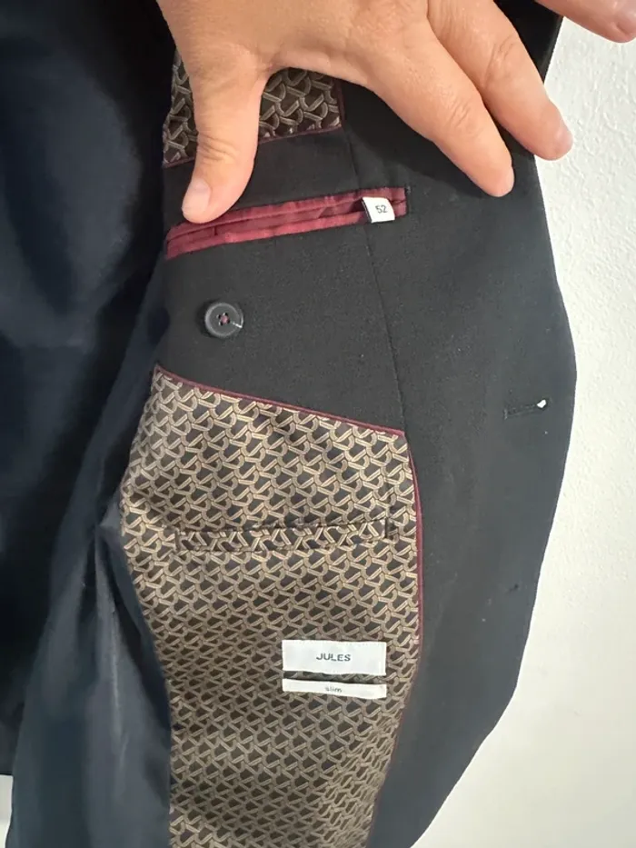Veste de costume  Jules noir taille 52 - photo numéro 5