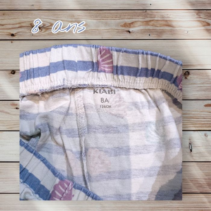 🌊🐚 short léger à coquillages – été & confort – 8 ans 🐚🌊 - photo numéro 2