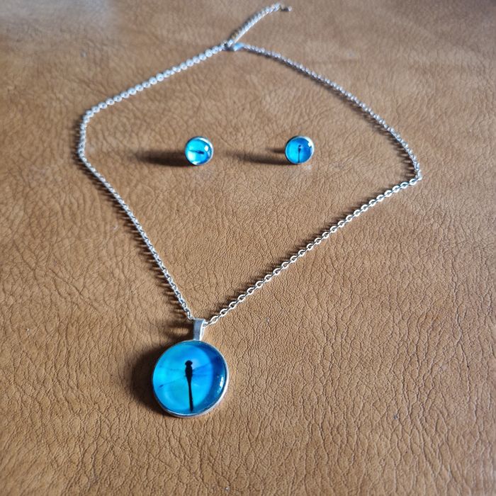 Parure collier et boucle d oreille