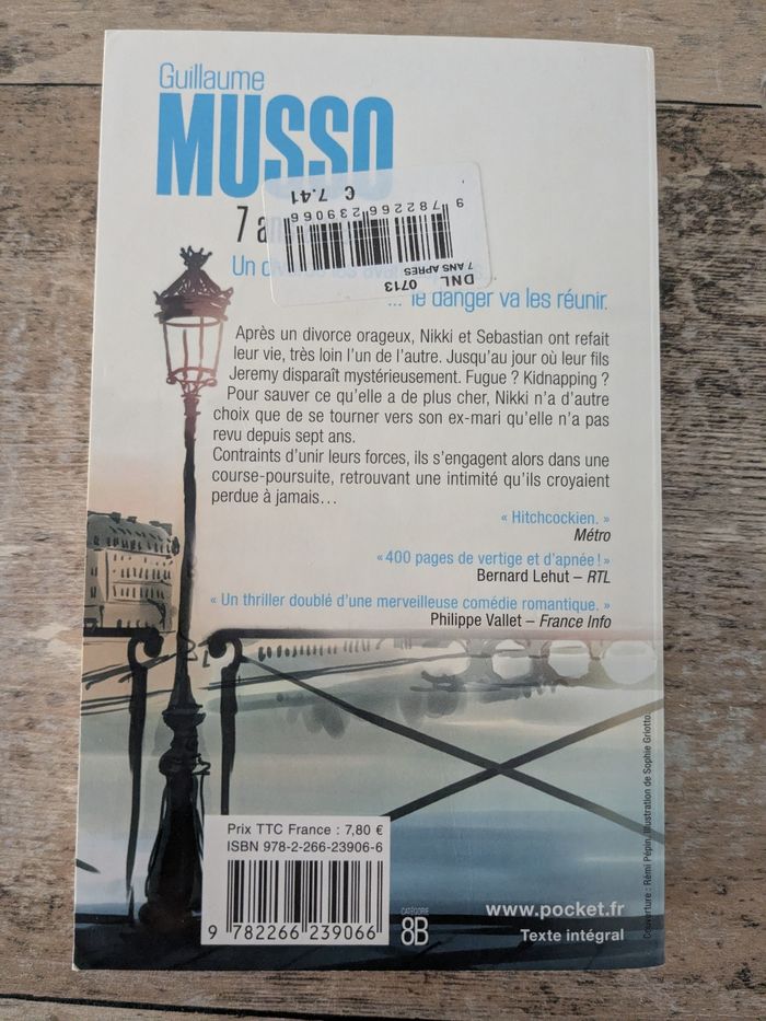Roman 7 ans après de Guillaume Musso - photo numéro 2