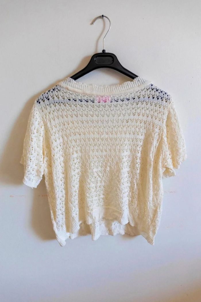C50 blouse blanc Pink Lily L - photo numéro 2