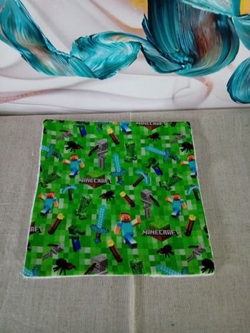 Serviette de table minecraft enfant