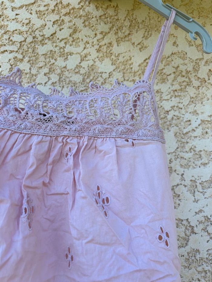 Haut étam rose pale taille 36 - photo numéro 3