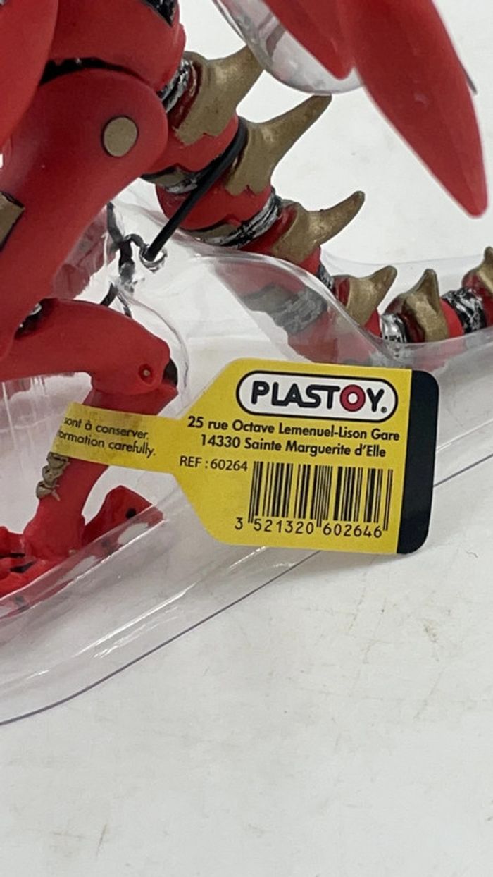 Figurine Dragon rouge et or Plastoy neuf - photo numéro 5