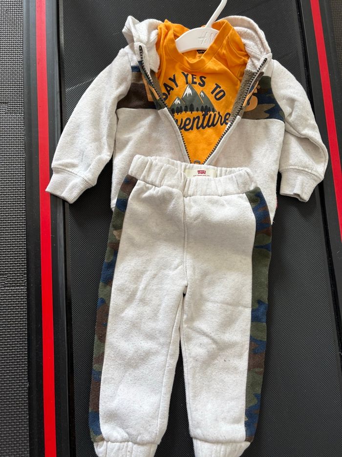 Ensemble Lévis jogging 3 pièces bébé - photo numéro 2