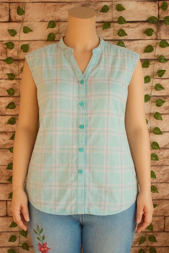 🌸Blouse/Chemisette a carreaux Decathlon Taille 42🌸