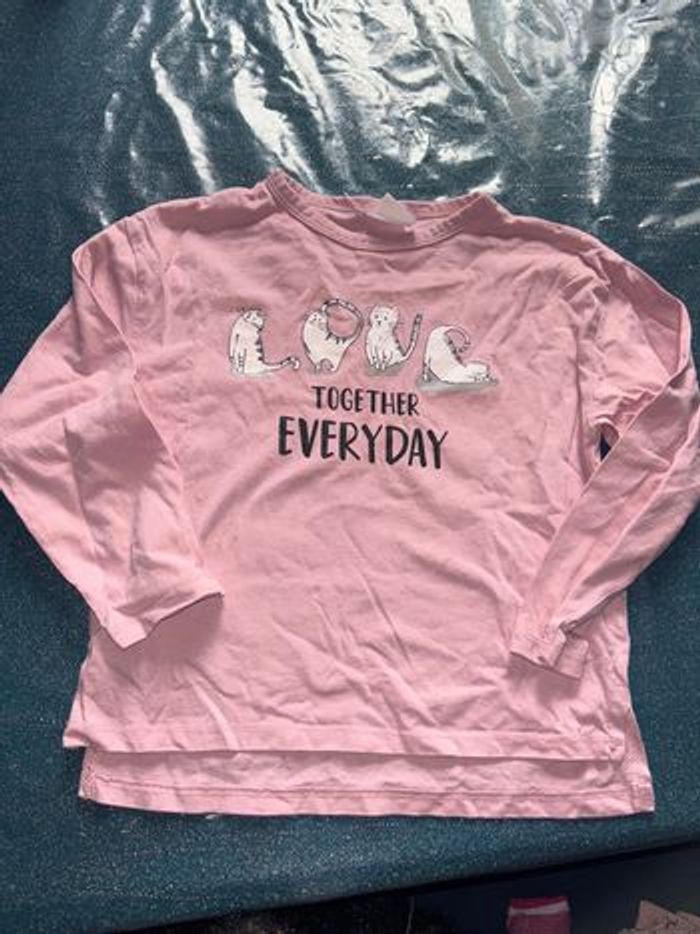 T shirt manches longues t 6 ans 116cm