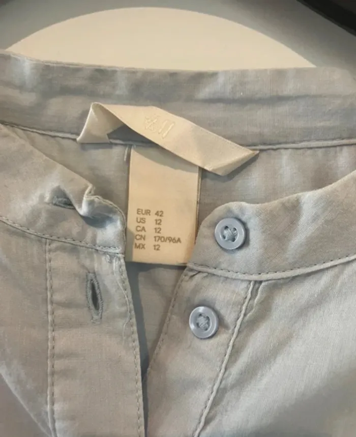 Chemise blouse H&M bleu neuve - photo numéro 4