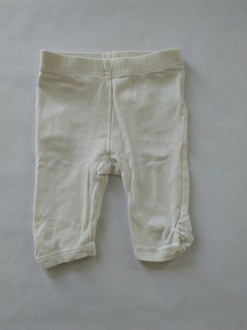 legging blanc prémaman fille 3 mois