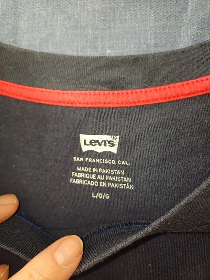 Tee-shirt Sans Manche Levi's Taille L TBE - photo numéro 3