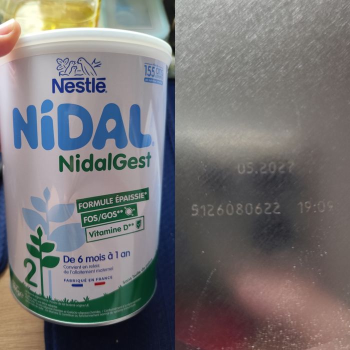 Lot de lait 2ème âge NidalGest formule épaissie - photo numéro 2