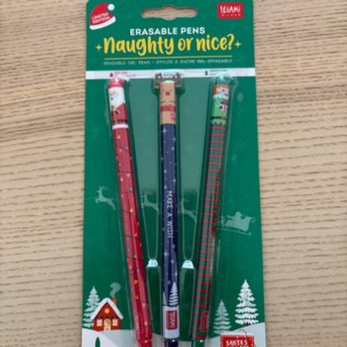 set 3 stylo legami édition noël