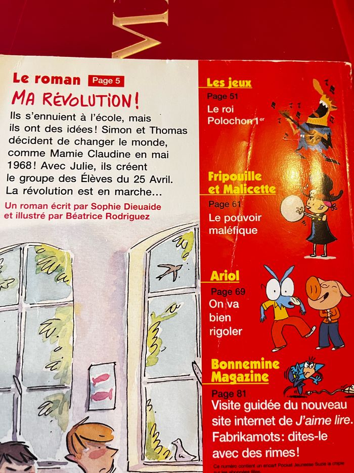 Livre j’aime lire: ma révolution, année  2004 - photo numéro 4