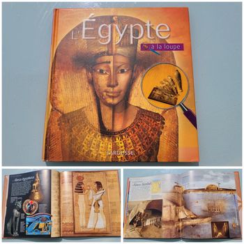 Livre Grand format  L'Égypte à la Loupe 🏺 Éditions Larousse 48