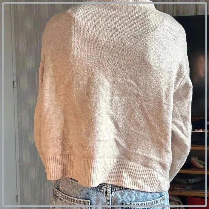 Pull  motif floral  taille  34 marque  mango - photo numéro 3