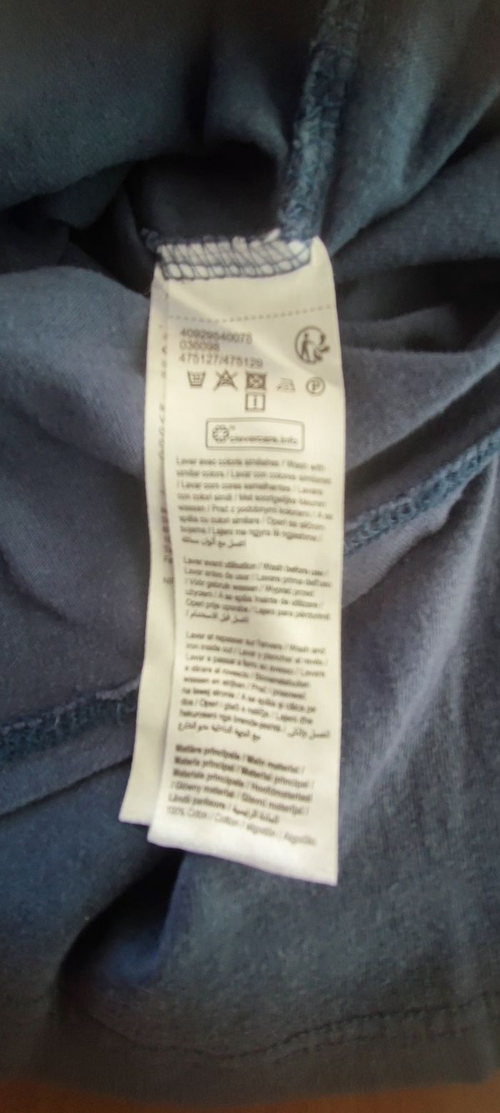 Tee-shirt bleu taille 10 ans Gémo - photo numéro 5