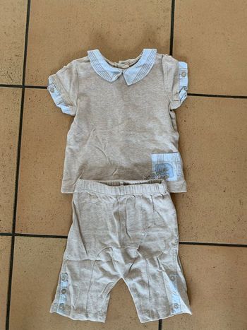 Ensemble bébé 12 mois Vertbaudet été