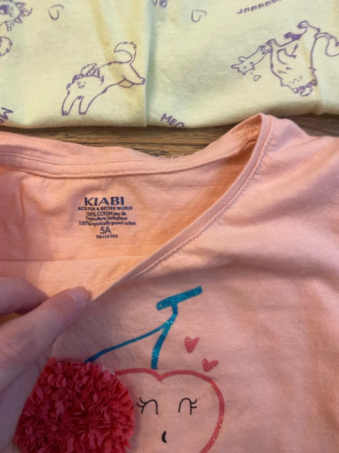 Lot ou unité de 2 tee shirt - photo numéro 2