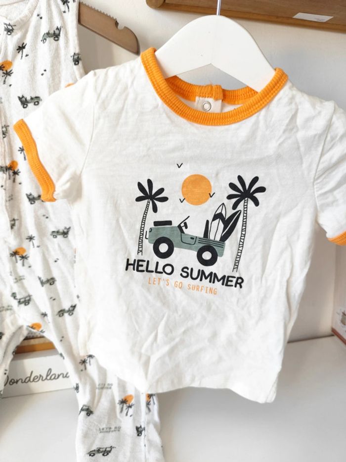 Ensemble combinaison t-shirt Kiabi 18 mois - photo numéro 2