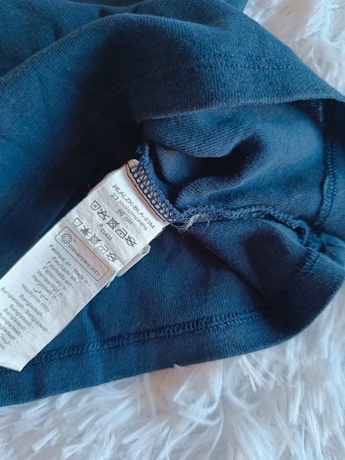 Débardeur / Marcel bleu marine T. 23 mois Orchestra - photo numéro 6