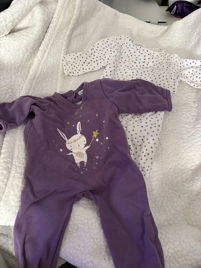 Lot de 2 pyjamas 6 mois verbaudet lot 1