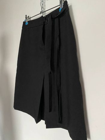 Jupe pli creux devant et petite fente