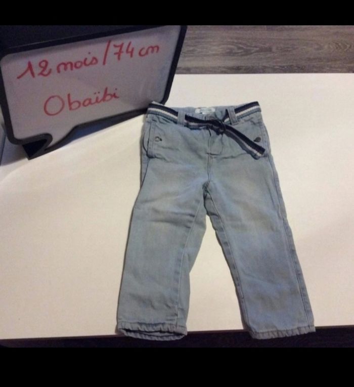 Jeans Okaïdi bleu clair