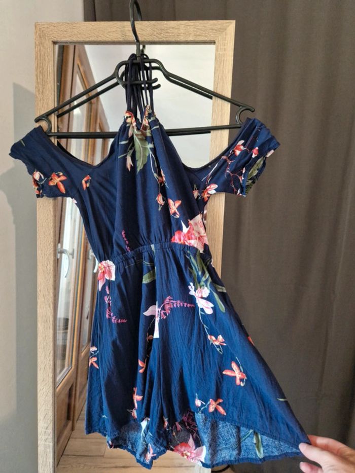 Combi short bleue