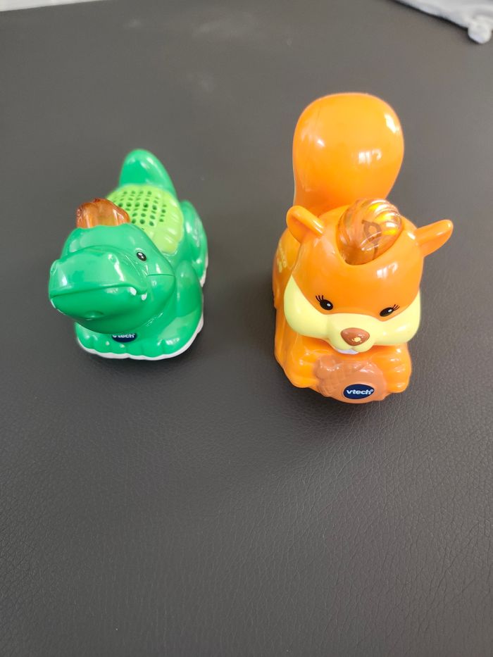 Tut tut bolides animaux lot écureuil noisette et crocodile cracotte voiture enfant