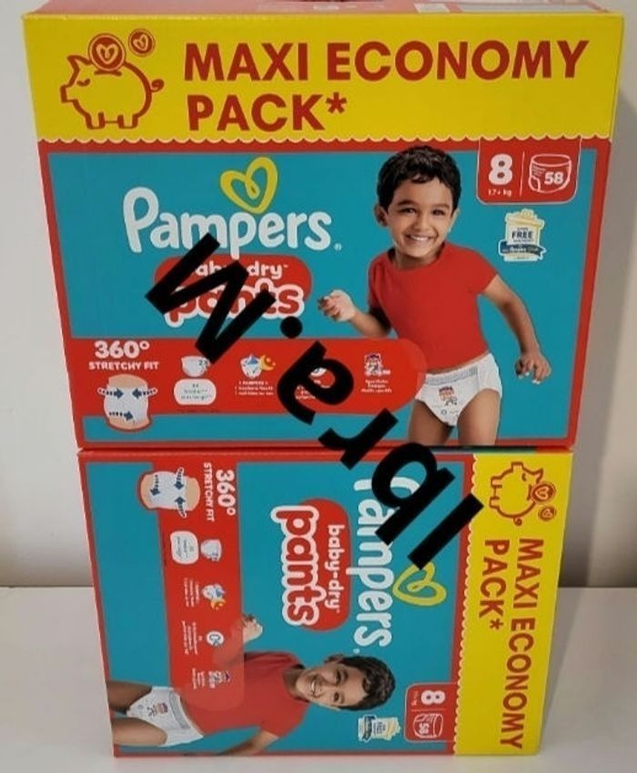 Couches pampers pants taille 8