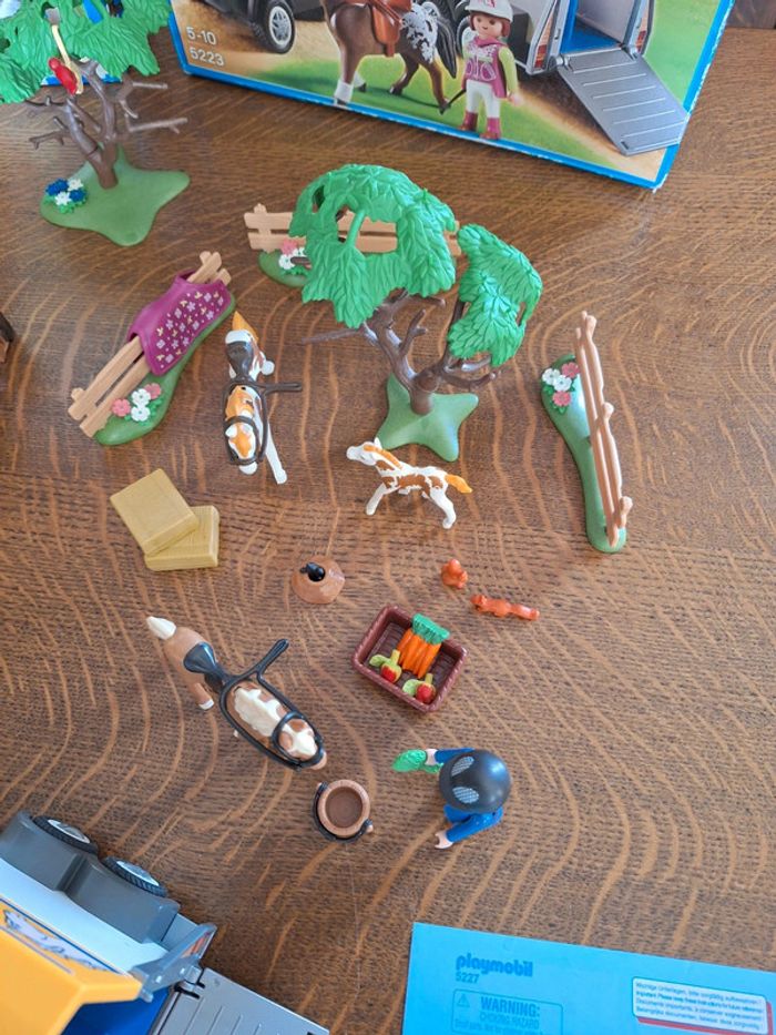 Playmobil lot centre équestre haras poneys - photo numéro 6