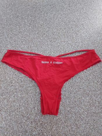 Culotte sexy rouge Undiz
