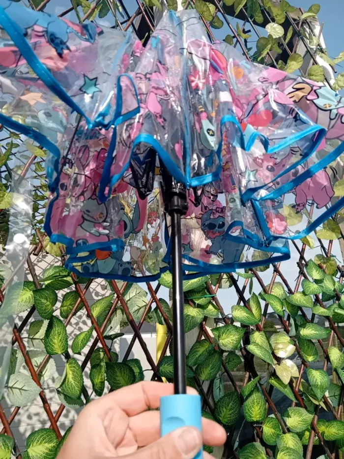 Parapluie transparent stitch et angel neuf - photo numéro 4