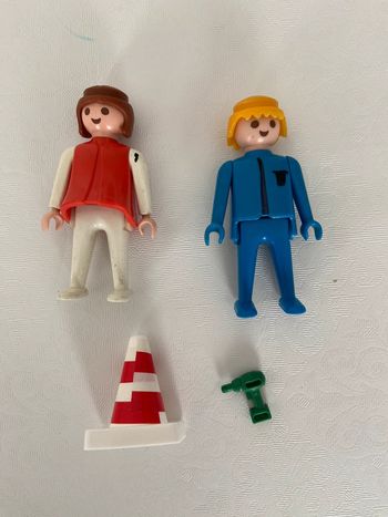 Lot de figurines Playmobil 1974 Chantier