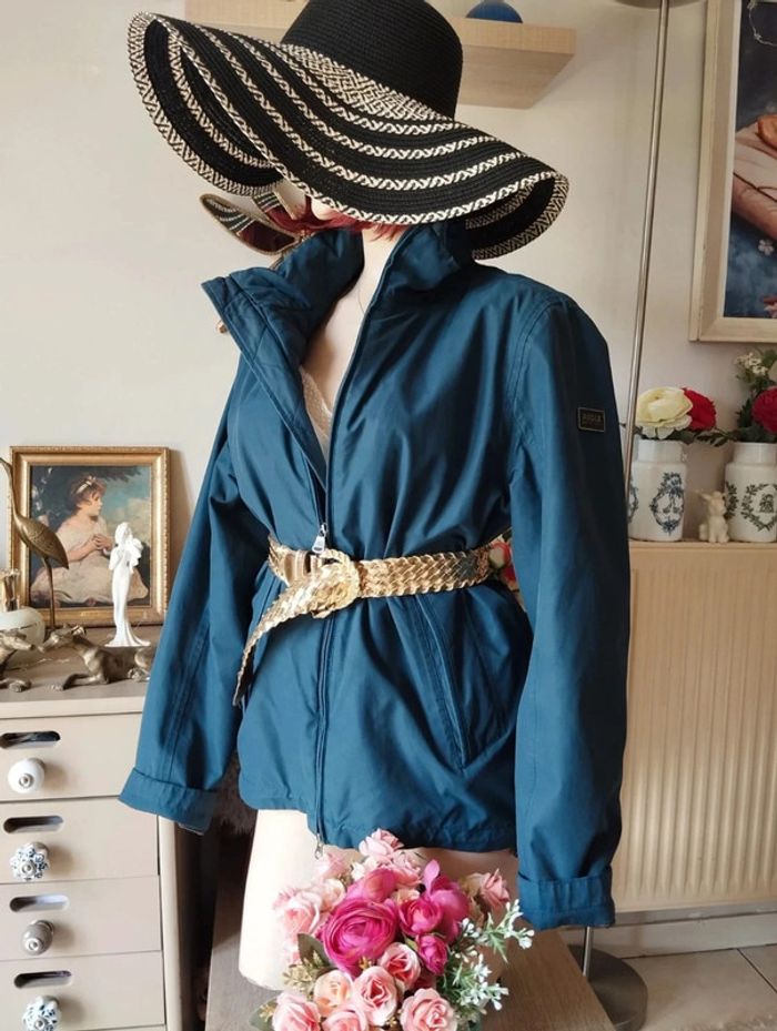 🌿Blouson Bleu Pétrole Unisexe Collection Vintage Aigle Taille 38/40🌿 - photo numéro 18