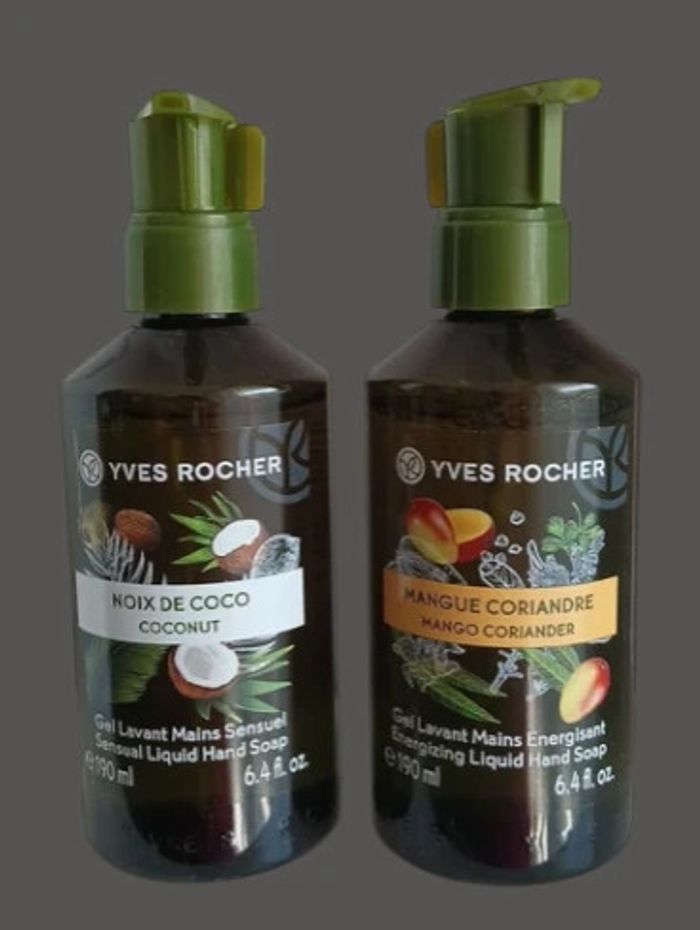 2 gels lavants mains Yves Rocher 190 ml