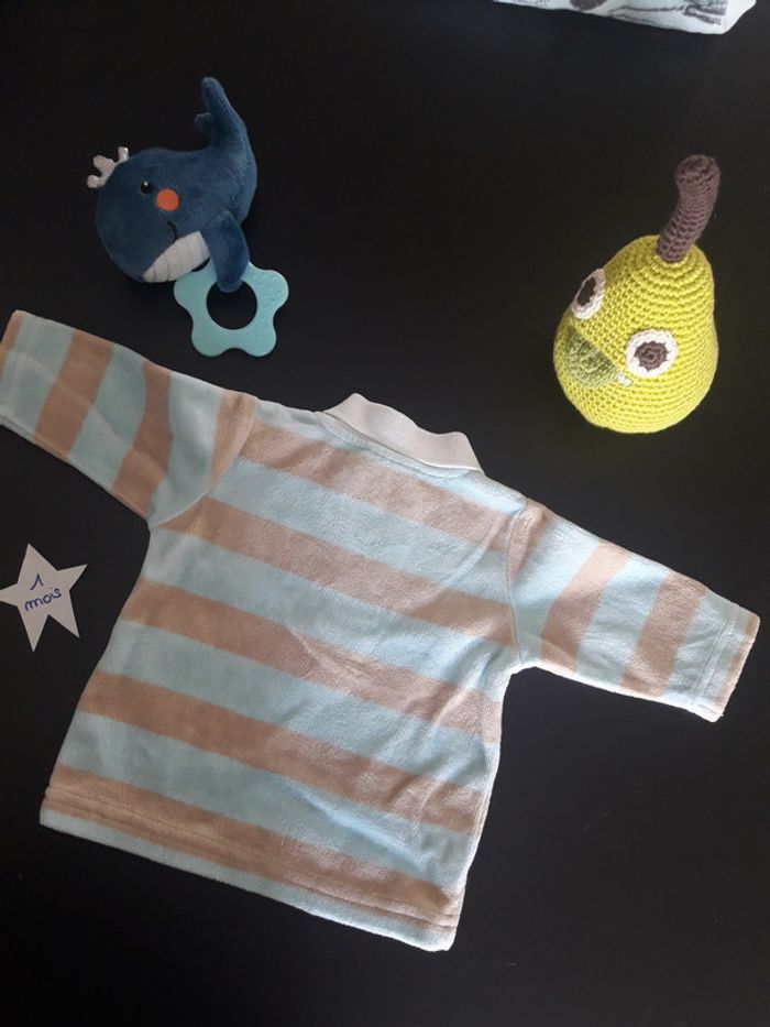 Polo velours 1 mois - photo numéro 2