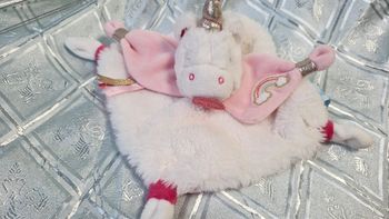 Doudou plat licorne Babynat