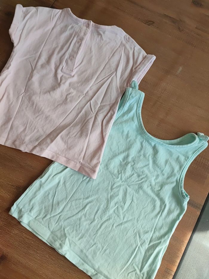 Lot de 2 hauts fille été 18mois - photo numéro 9