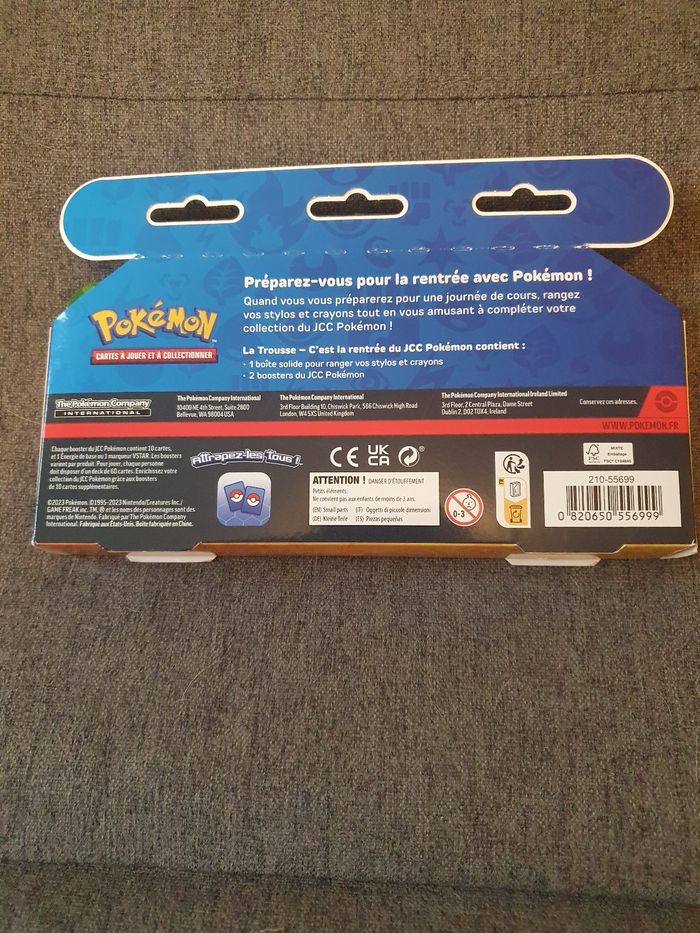 Boîte à goûter pokemon pikachu 2 boosters - photo numéro 2