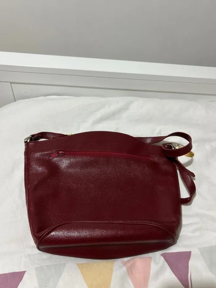 Sac vintage bordeaux - photo numéro 7