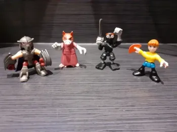 Tortue ninja 4 mini figurines