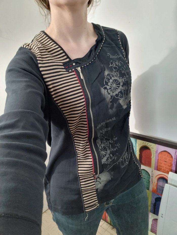 Haut asymétrique Bagoraz style bohème chic