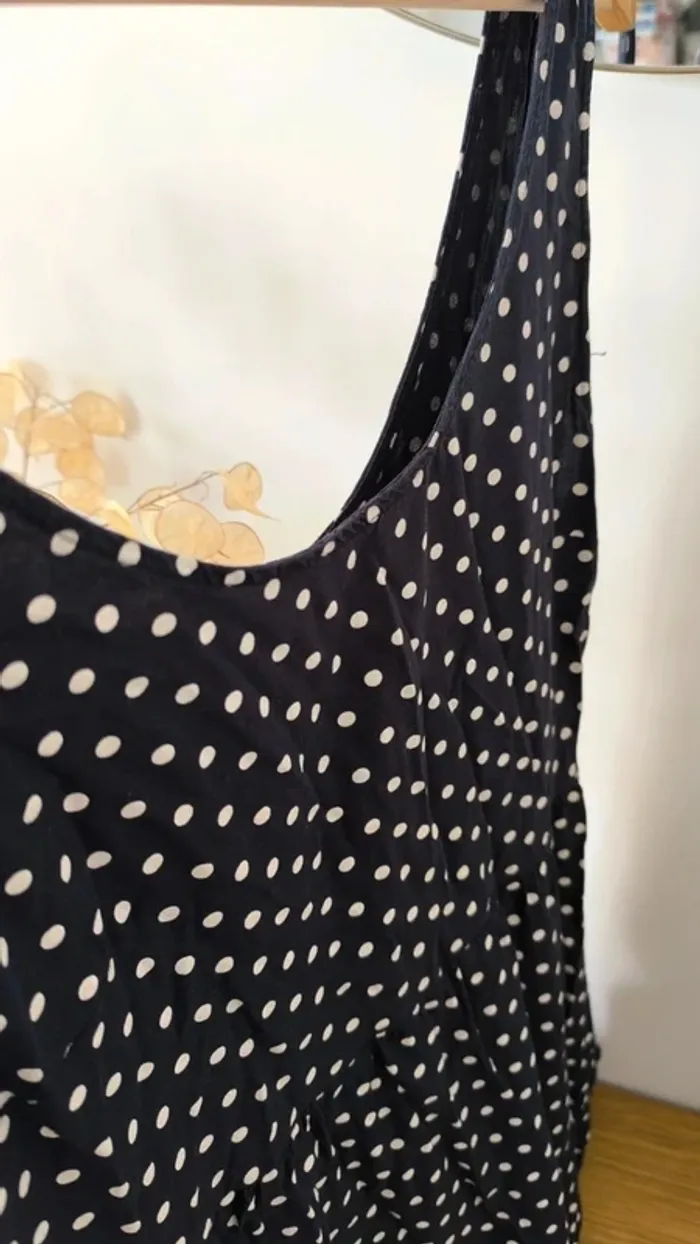 Petite Robe marine à pois 38 - photo numéro 4