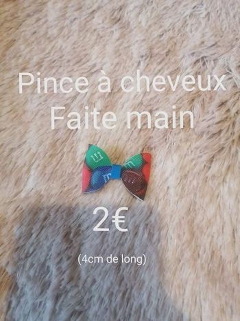 Pince à cheveux bonbon