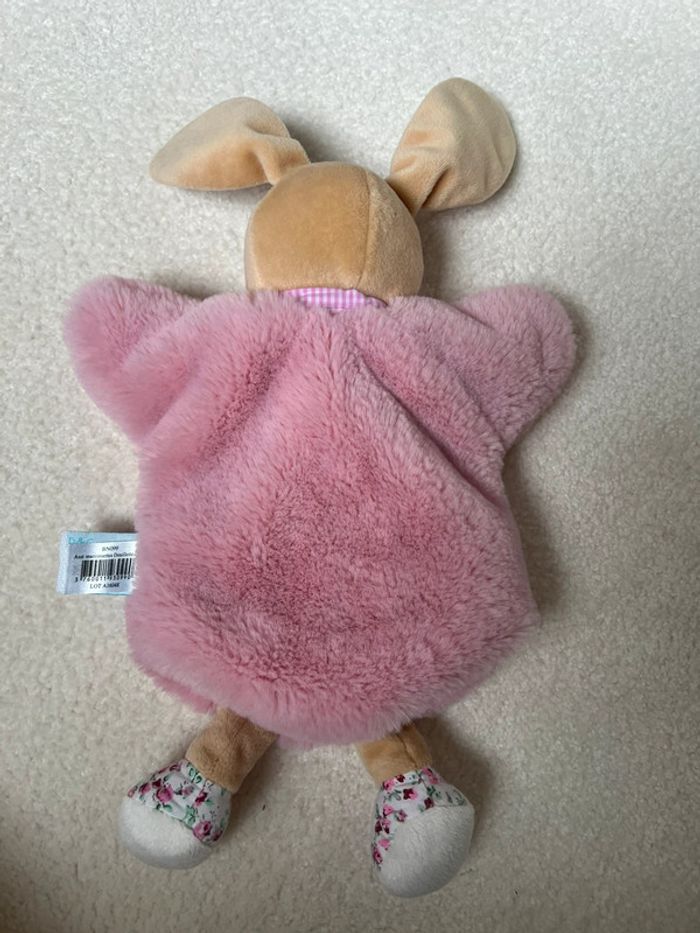 Doudou marionette rose babynat - photo numéro 4